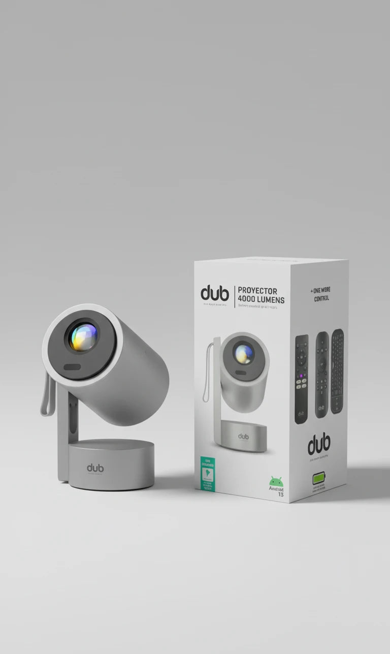 DUB Proyector 4000 Lumens - Conexión Inalámbrica