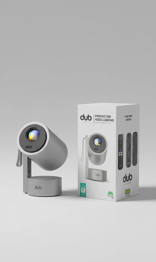 DUB Proyector 4000 Lumens - Conexión Inalámbrica